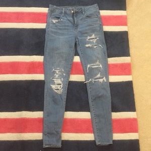 American Eagle Ripped Skinny Jeans